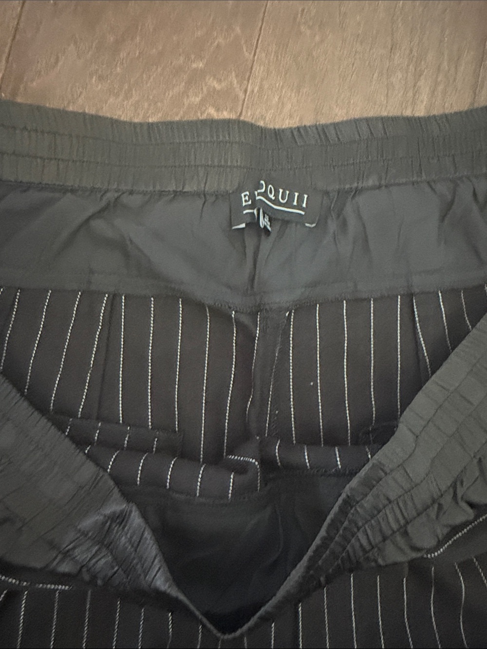 Eloquii Black Pinstripe Suit Vest and Pants Set. sz 22 - Picture 8 of 17